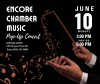 Orchestra conductor's hands and music notes