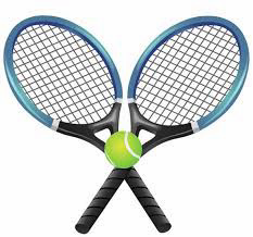 tennis racquets and ball